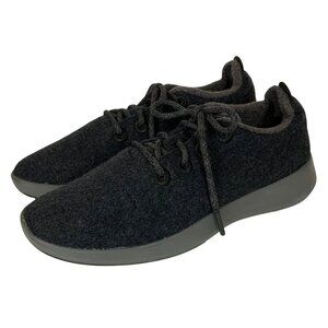 Allbirds Mens Mizzle Wool Runner Sneakers US 11 UK 10 EU 43-44 Black Merino Wool